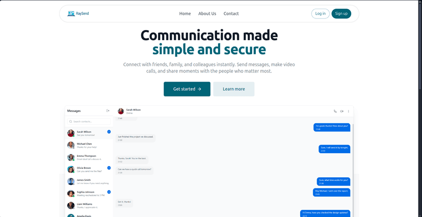 ADVANCED MESSAGING APP